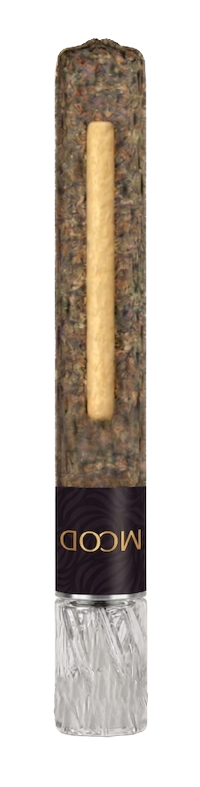 MOOD Extracts infused hash rosin pre-roll with crystal glass tip
